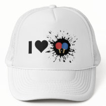 Explosive I Love Ping pong Hats
