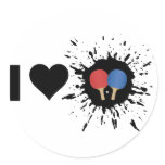 Explosive I Love Ping pong Sticker