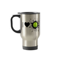 Explosive I Love Tennis Coffee Mugs