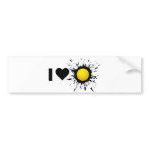 Explosive I Love Volleyball 2 Bumper Stickers