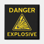 Explosive Warning Magnet