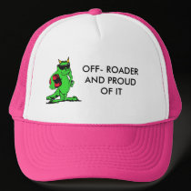 expo_liz, OFF- ROADER AND PROUD OF IT hats by janmae expo_liz, OFF- ROADER AND PROUD OF IT hats