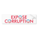 Expose Obama Corruption bumper stickers
