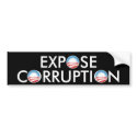 Expose Obama Corruption bumper stickers