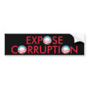 Expose Obama Corruption bumper stickers