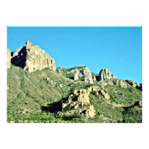 Exposed Rocks And Butte Personalized Invite