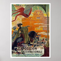 Exposición Internationale 1911 del ~ de Roma Posters