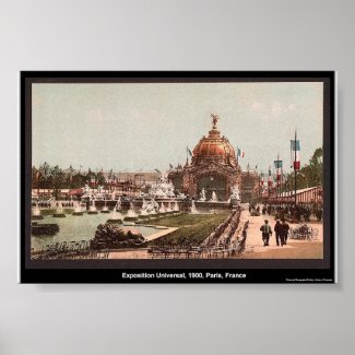 Exposition Universal, 1900, Paris, France print