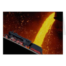 Express Train Locomotive BR 18.1 Card