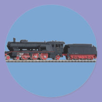 Express Train Locomotive BR 18.1 Sticker