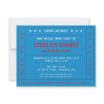 Express Train Ticket Invitation