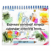 Express Yourself™ Angel Calendar Coloring Book