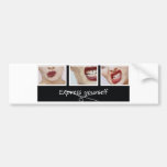 Express yourself bumper stickers
