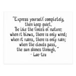 Express yourself completely... post cards