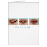 Express yourself - Kiss to tend me Greeting Card