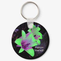 Express Yourself - Neon Lillies keychain