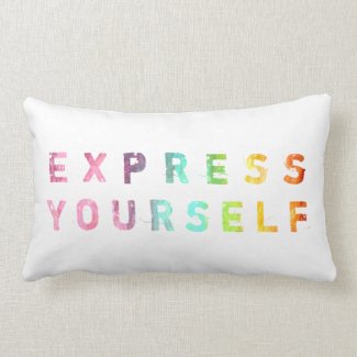 Express Yourself - Painterly Pillow