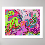 Expression Fantastic, abstract Poster Expression Fantastic, abstract Poster