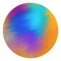 Expressive Abstract Art Digital Painting Sticker