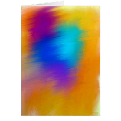 Expressive Abstract Card by SialiciousStationary