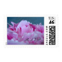 Exquisite Peony Wedding Postage Stamps