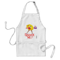 'exsqueeze me?' funny lemon humorous Apron by popiconz 'exsqueeze me?' funny lemon humorous Apron