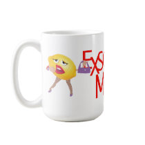 'exsqueeze me?' funny lemon humorous Mug