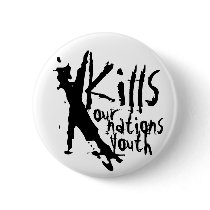 Extacy Kills our nations youth Button by AVGPhoto Extacy Kills our nations youth Button