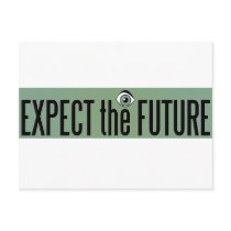 Extect The Future Logo postcards