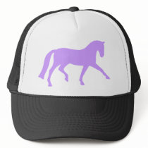 Extended Trot Dressage Horse (purple) hats by dogsandhorses Extended Trot Dressage Horse (purple) hats