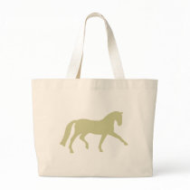 Extended Trot Dressage Horse (sage green) bags by dogsandhorses Extended Trot Dressage Horse (sage green) bags