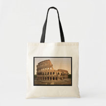 Exterior of the Coliseum, Rome, Italy classic Phot Tote Bags