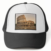 Exterior of the Coliseum, Rome, Italy classic Phot Trucker Hats