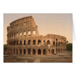 Exterior of the Colosseum, Rome, Italy Card