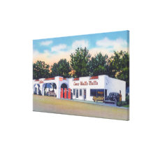 Exterior View of Camp Walla Walla Gallery Wrap Canvas