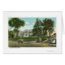 Exterior View of Kingston High School Card
