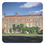Exterior view of Low Middleton Hall Square Sticker
