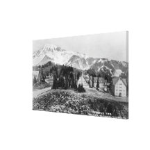 Exterior View of Paradise Inn Stretched Canvas Prints