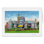 Exterior View of S. Track Estate Mansion at cards