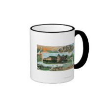 Exterior View of Sanitarium and Scenic Views Coffee Mugs