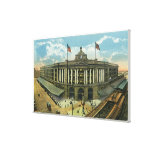 Exterior View of South Station # 3 Gallery Wrap Canvas