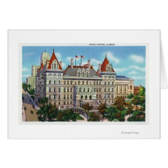 Exterior View of State Capitol Card