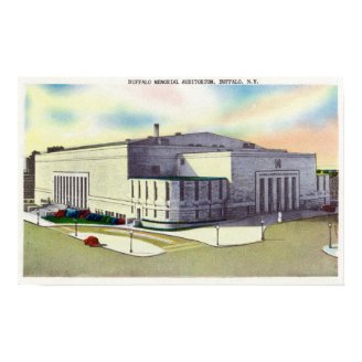 Exterior View of the Buffalo Memorial Posters