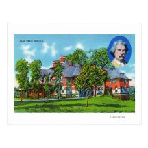 Exterior View of the Mark Twain Memorial Postcard