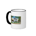 Exterior View of the Old Folger Mansion Coffee Mugs