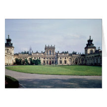 Exterior view of the palace, built c.1677 greeting card