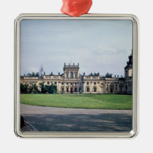 Exterior view of the palace, built c.1677 christmas ornament