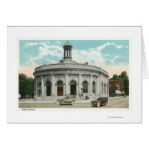 Exterior View of the Post Office 2 Greeting Card