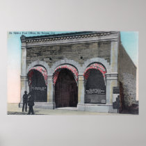 Exterior View of the St. Helena Post Office Posters