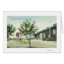 Exterior View of the Sunnyvale Cannery Greeting Cards